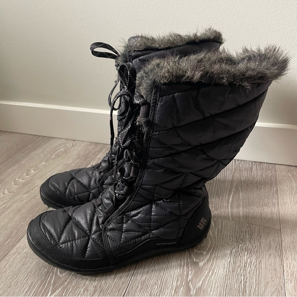 Columbia Minx Mid III Winter Snow Boots 200g Waterproof Faux Fur Quilted 7.5